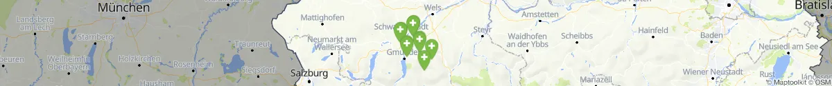 Map view for Pharmacies emergency services nearby Vorchdorf (Gmunden, Oberösterreich)